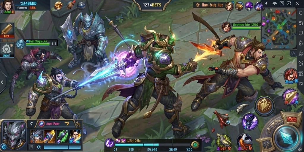 Gameplay mendebarkan dan strategi tim di 1234BETS.