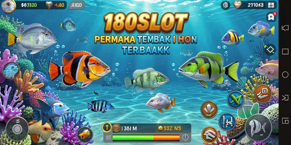 Gameplay Tembak Ikan yang seru dan mendebarkan di 180SLOT.