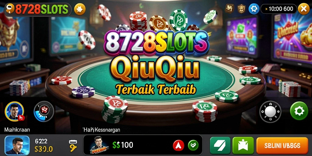 Screenshot gameplay QiuQiu yang seru dan interaktif.