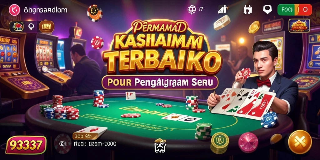 Tampilan gameplay Kasino yang menarik dan penuh warna dari 93337.