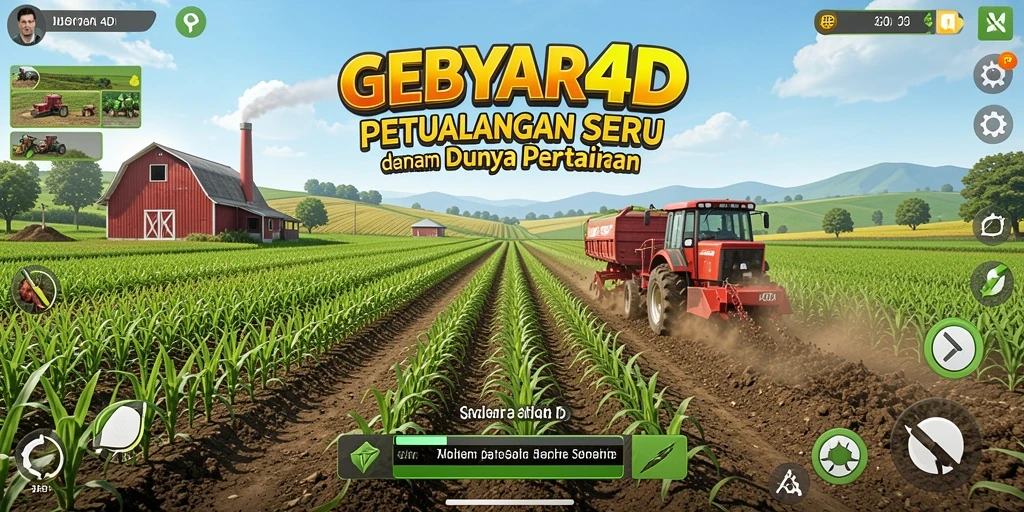 Gameplay seru dari GEBYAR4D saat bertani