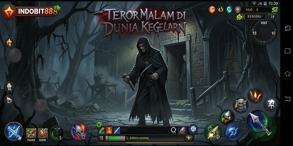 Pengalaman gameplay seram di INDOBIT88 yang menegangkan.