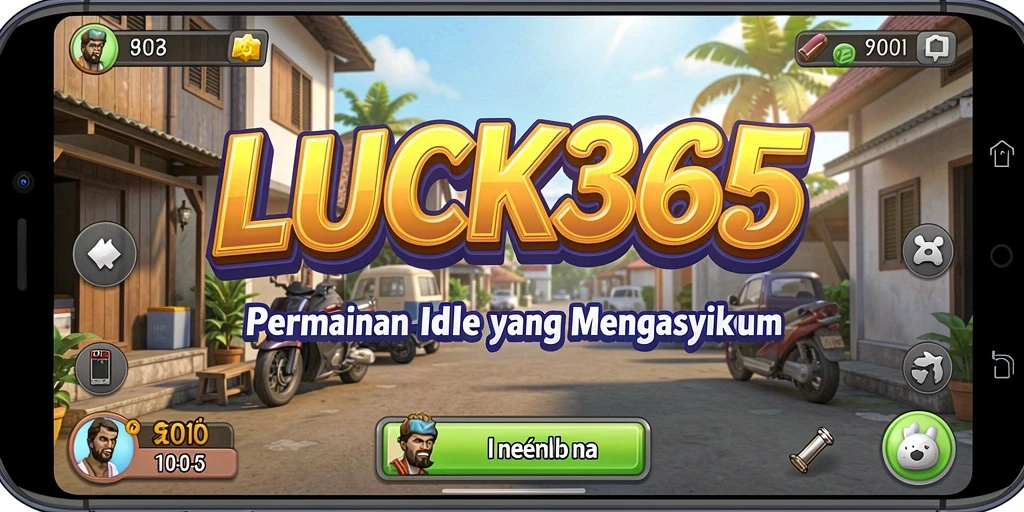 Screenshot utama LUCK365 menampilkan gameplay Idle yang seru.