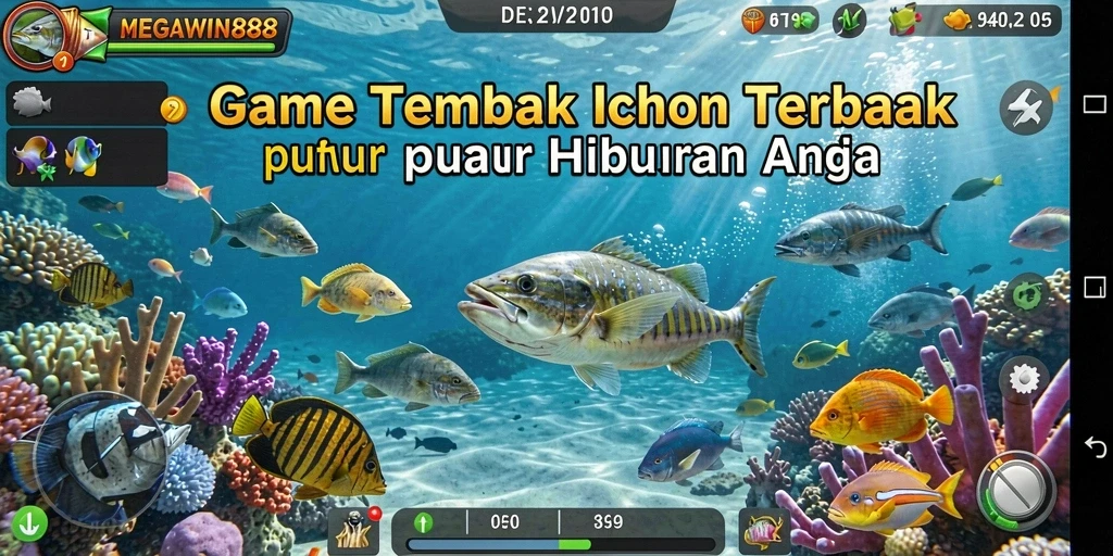 Gameplay seru dan menantang dari Tembak Ikan MEGAWIN888.