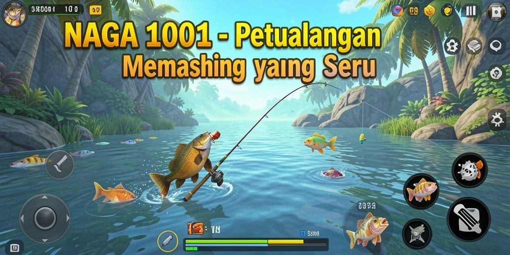 Tangkapan ikan besar dalam gameplay NAGA1001 yang mendebarkan.