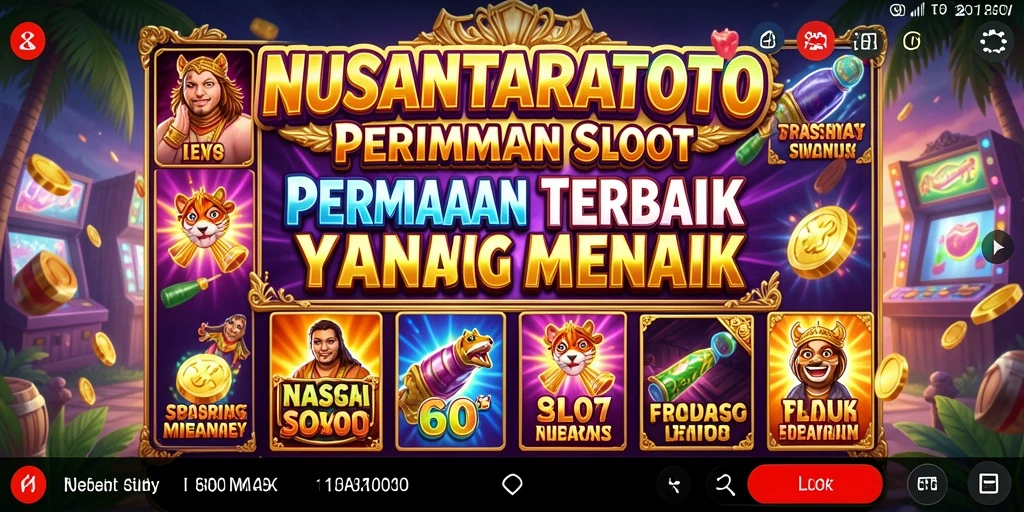 Gameplay slot seru di NUSANTARATOTO yang menarik