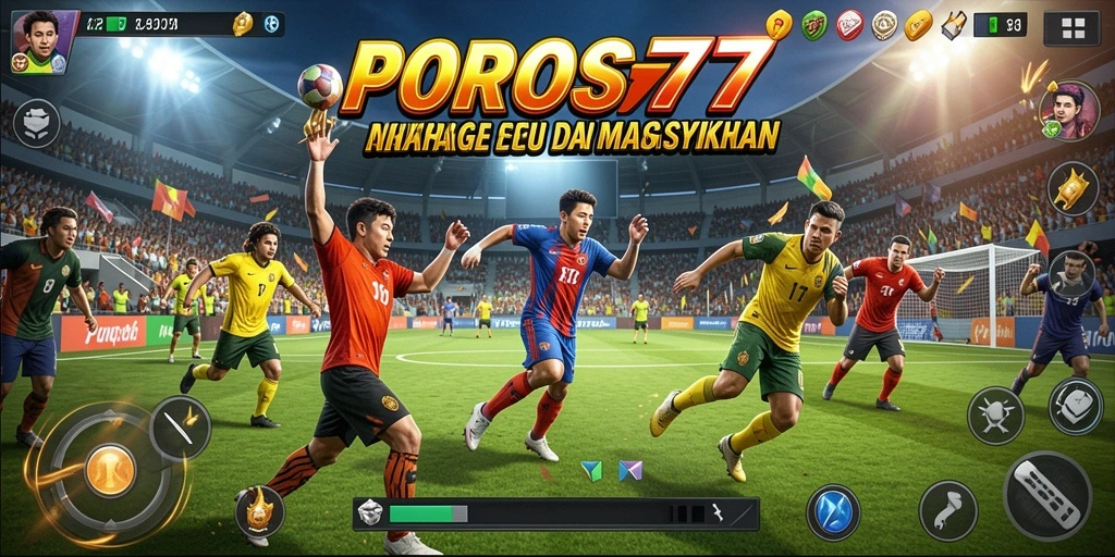 Tampilan gameplay seru dan interaktif di POROS77.