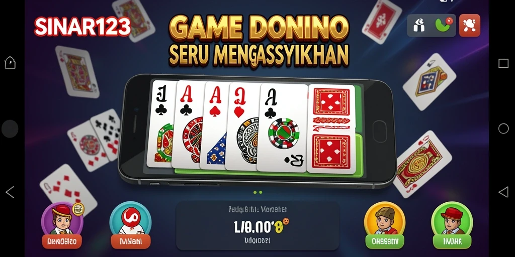 Screenshot gameplay SINAR123 menampilkan momen seru saat bermain Domino.