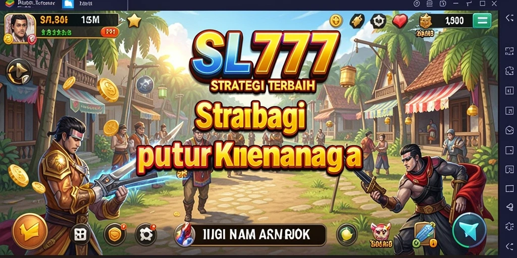 Tangkapan layar gameplay SL777 yang menunjukkan aksi strategi mendebarkan.