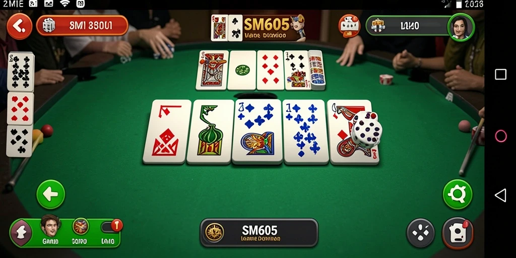 Tampilan gameplay SM605 yang menarik dan seru.